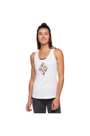 Black Diamond Rainbow Diamond Tank Women's White AP730070-White shirts en tops online bestellen bij Kathmandu Outdoor & Travel