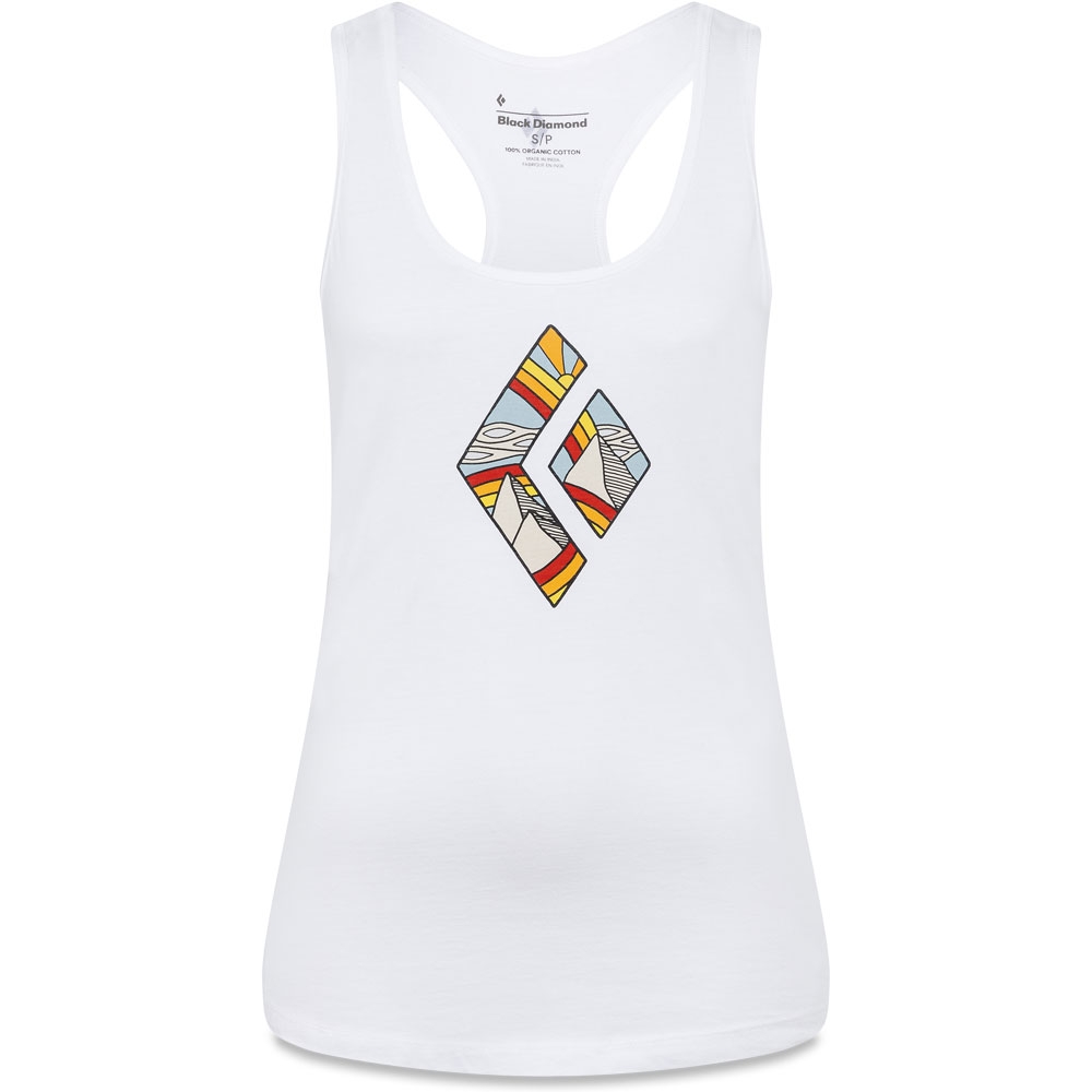Black Diamond Rainbow Diamond Tank Women's White AP730070-White shirts en tops online bestellen bij Kathmandu Outdoor & Travel