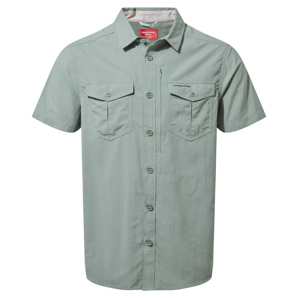 Craghoppers NosiLife Adventure II Short Sleeved Shirt Sage CMS60730F-Sage shirts en tops online bestellen bij Kathmandu Outdoor & Travel