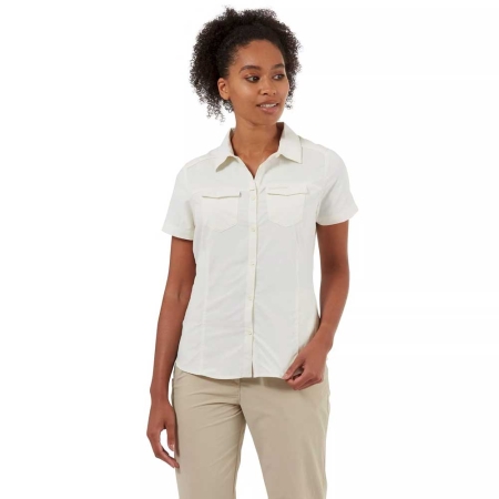 Craghoppers  NosiLife Adventure II Short Sleeved Shirt Women's Seasalt