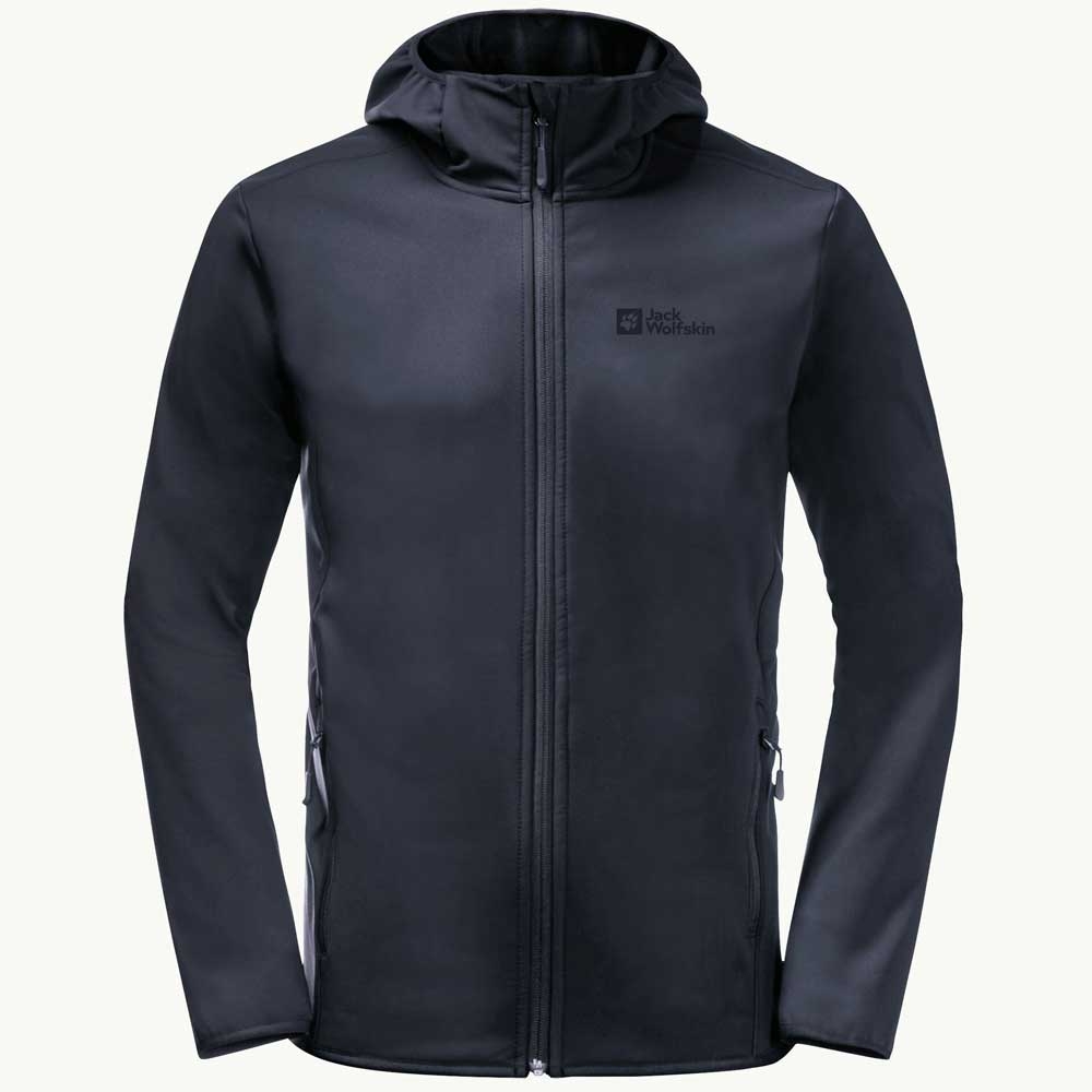 Jack Wolfskin Bornberg Hoody night blue 1307471-1010 jassen online bestellen bij Kathmandu Outdoor & Travel