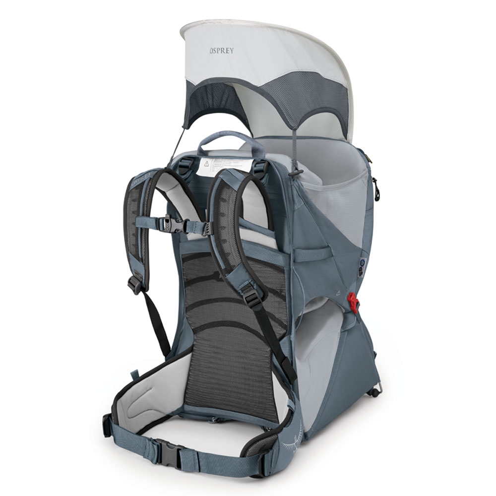Osprey Poco LT Tungsten Grey 10003404 kinderdragers online bestellen bij Kathmandu Outdoor & Travel