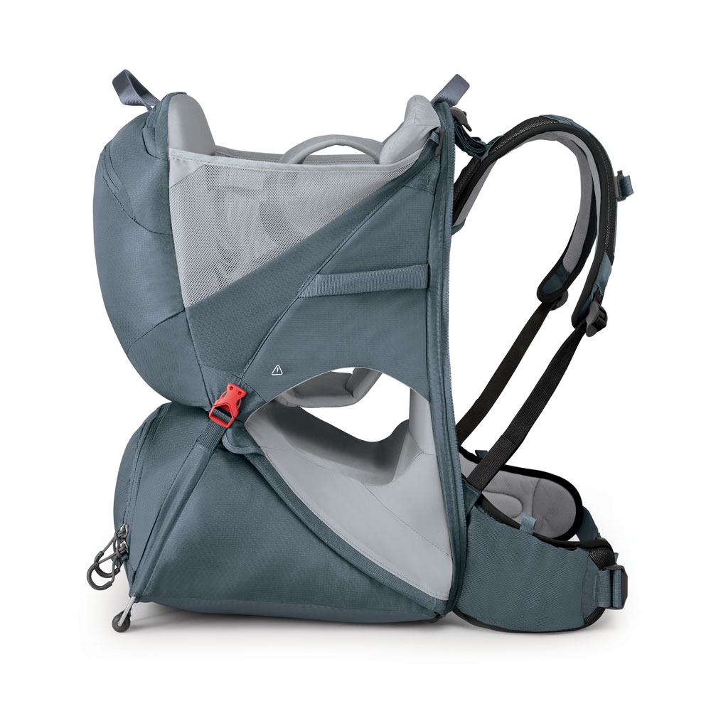 Osprey Poco LT Tungsten Grey 10003404 kinderdragers online bestellen bij Kathmandu Outdoor & Travel