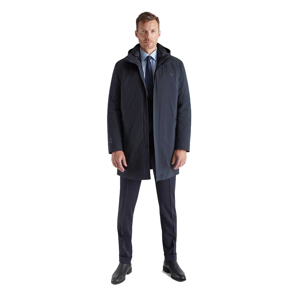 Ubr Black Storm Coat Navy 7095-590 jassen online bestellen bij Kathmandu Outdoor & Travel