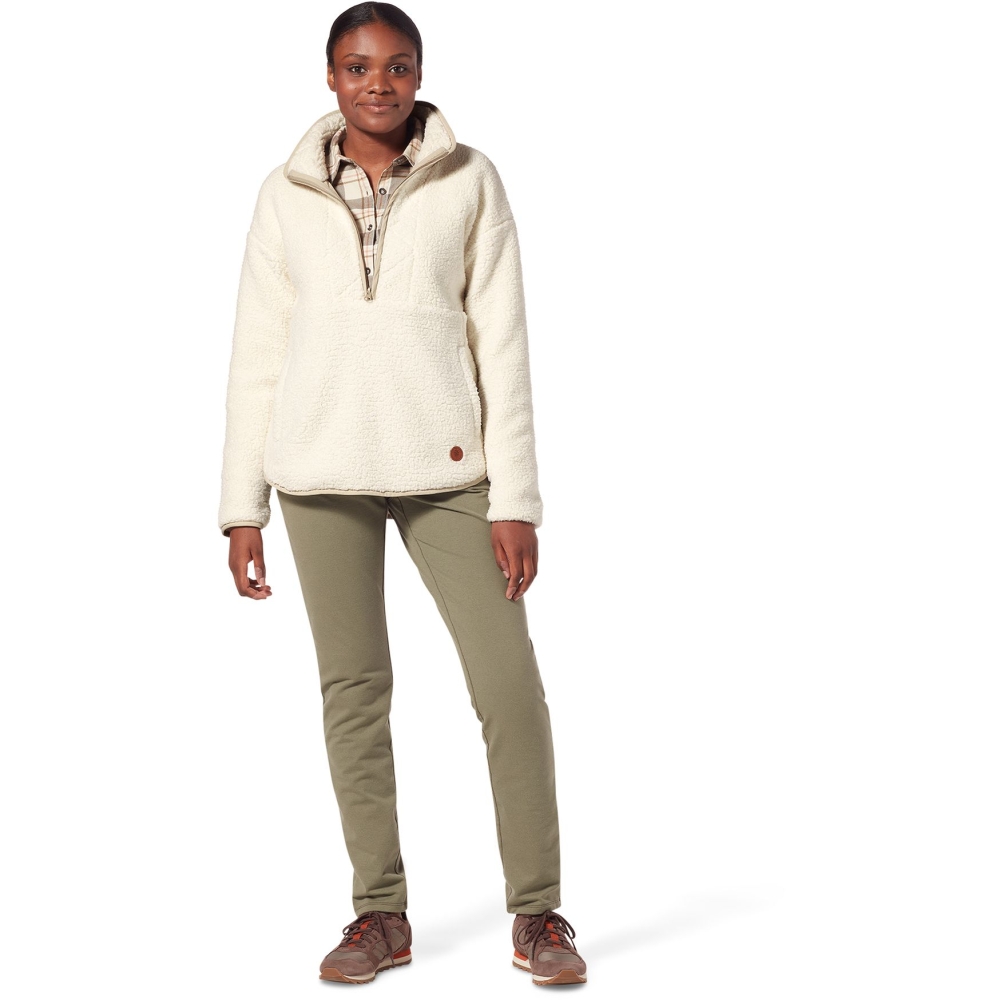 Royal Robbins Urbanesque Sherpa 1/2 Zip Women's Creme 312025-022 fleeces en truien online bestellen bij Kathmandu Outdoor & Travel
