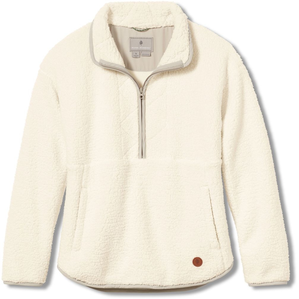 Royal Robbins Urbanesque Sherpa 1/2 Zip Women's Creme 312025-022 fleeces en truien online bestellen bij Kathmandu Outdoor & Travel