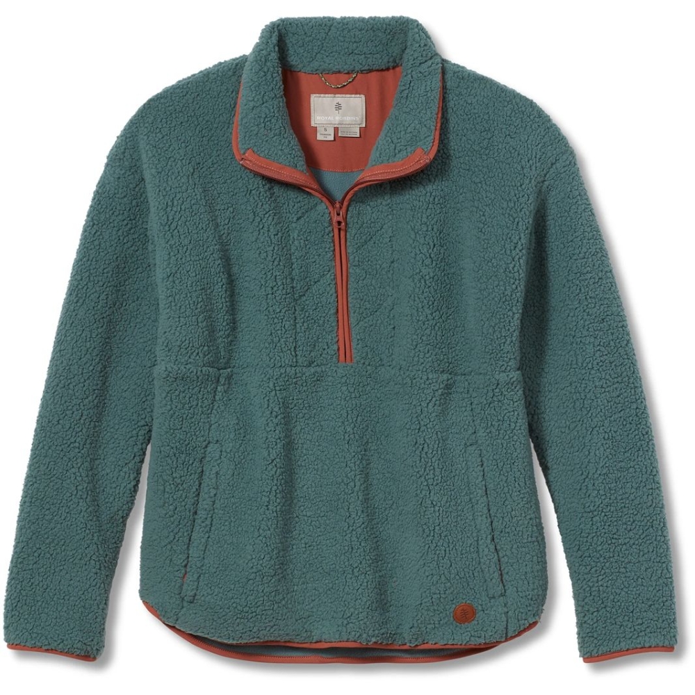 Royal Robbins Urbanesque Sherpa 1/2 Zip Women's Sea Pine 312025-349 fleeces en truien online bestellen bij Kathmandu Outdoor & Travel