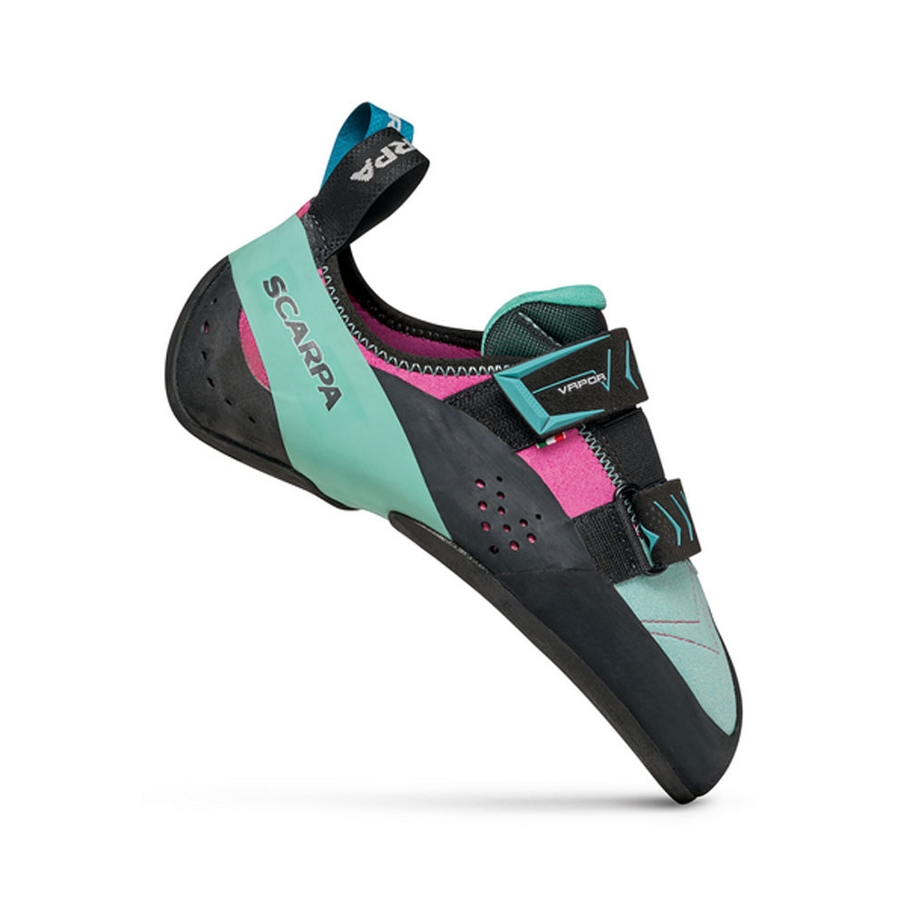Scarpa Vapor V Women's dahlia/aqua 70040-L-474 klimschoenen online bestellen bij Kathmandu Outdoor & Travel
