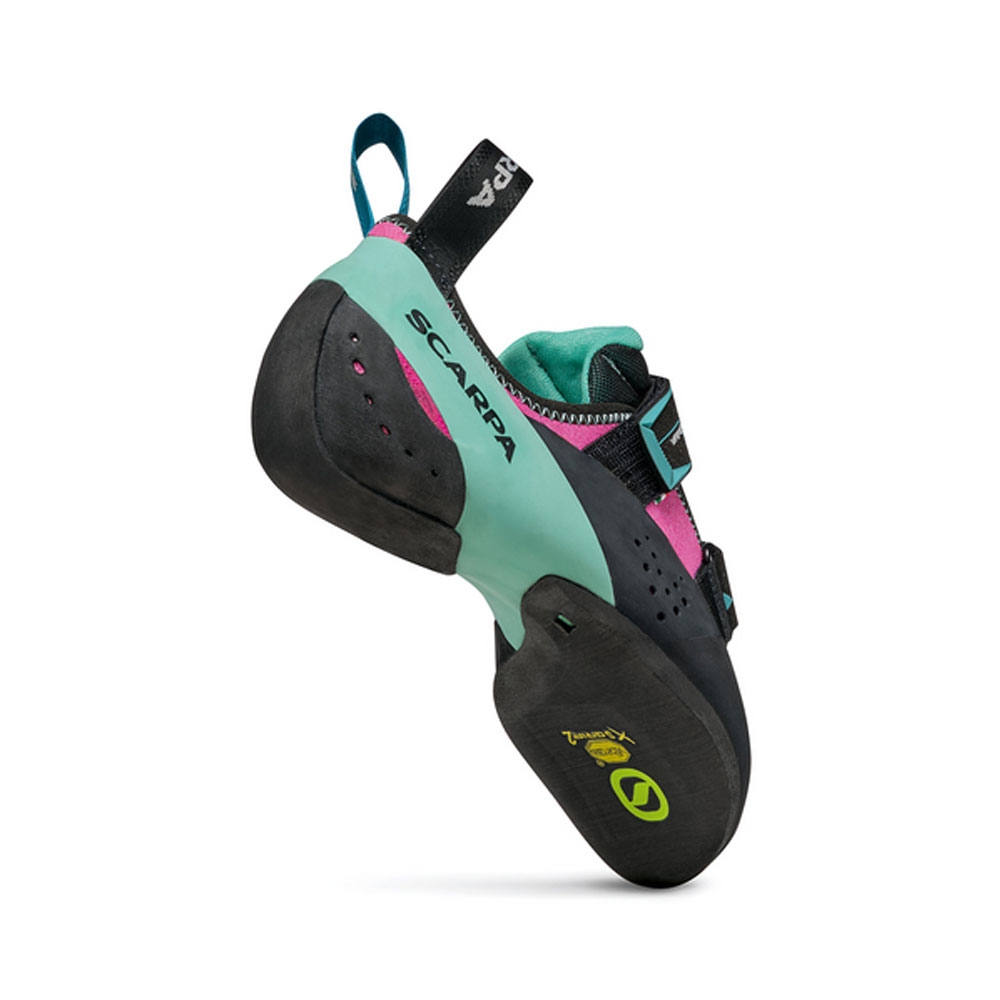 Scarpa Vapor V Women's dahlia/aqua 70040-L-474 klimschoenen online bestellen bij Kathmandu Outdoor & Travel