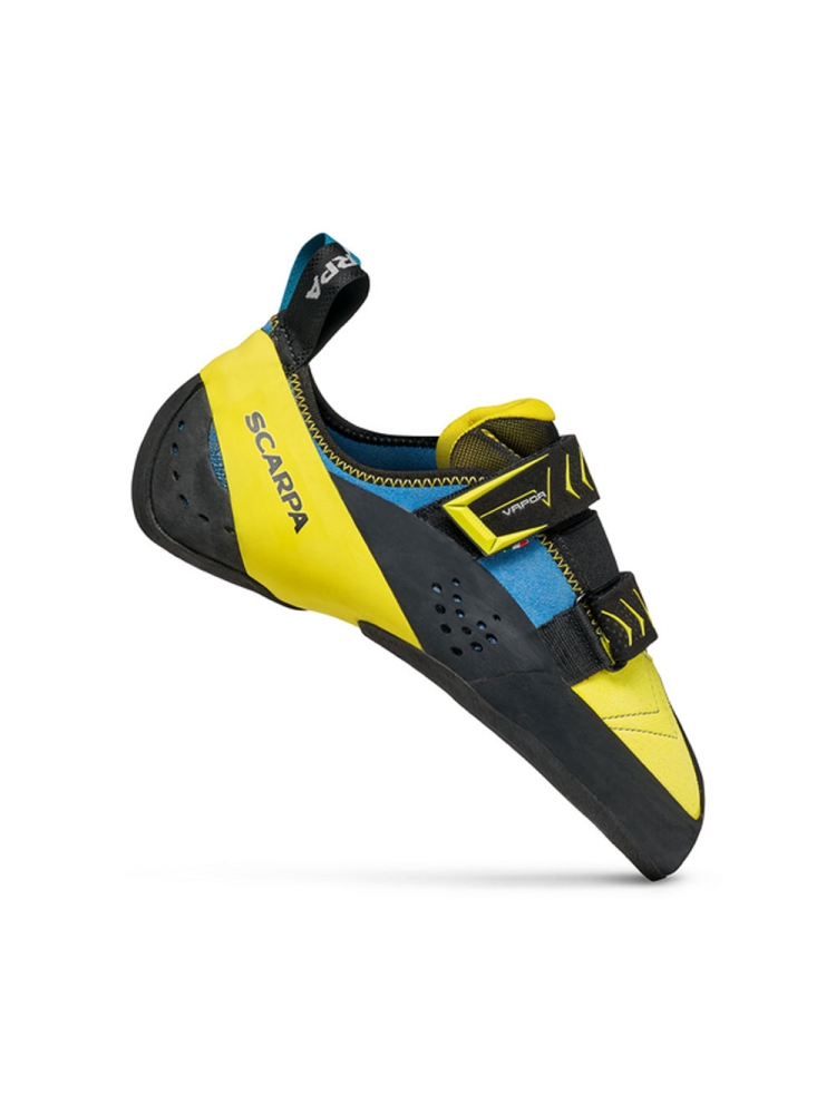 Scarpa Vapor V ocean/yellow 70040-M-356 klimschoenen online bestellen bij Kathmandu Outdoor & Travel