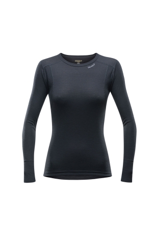 Devold Hiking Long Sleeve Shirt Women's BLACK GO 245 227 A-950A onderkleding/thermokleding online bestellen bij Kathmandu Outdoor & Travel