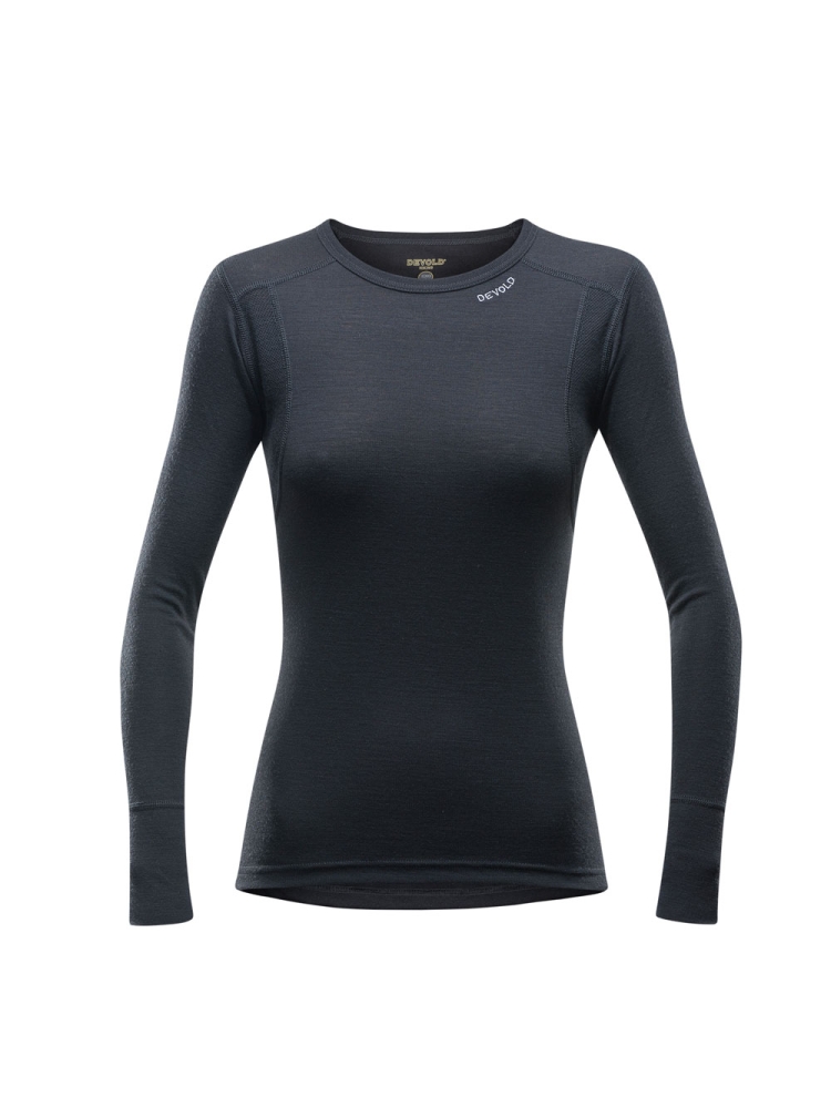 Devold Hiking Long Sleeve Shirt Women's BLACK GO 245 227 A-950A onderkleding/thermokleding online bestellen bij Kathmandu Outdoor & Travel
