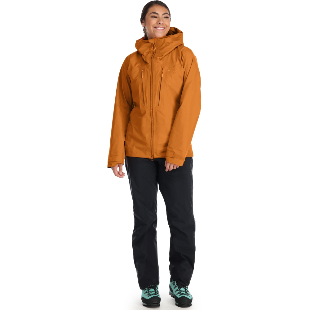 Rab Latok Alpine GTX Jacket Women's Marmalade QWH-27-MAM jassen online bestellen bij Kathmandu Outdoor & Travel