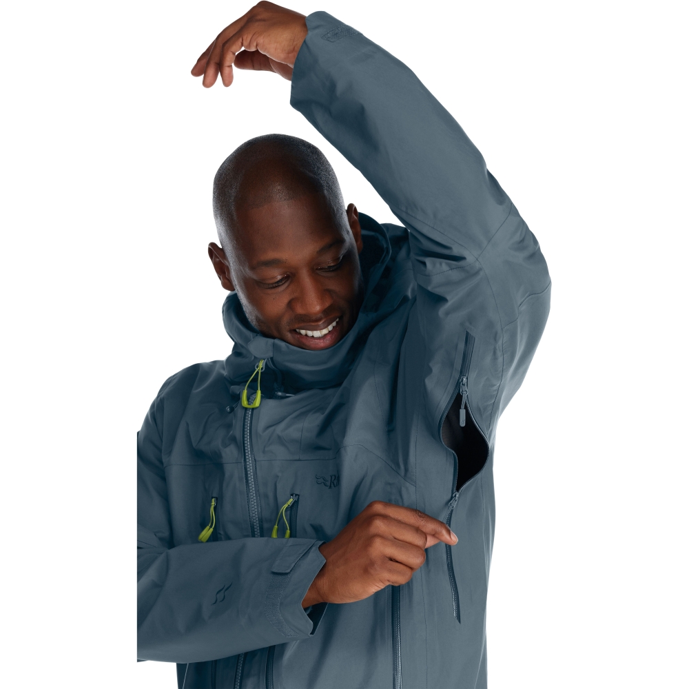 Rab Latok Mountain GTX Jacket  Orion Blue QWH-23-ORB jassen online bestellen bij Kathmandu Outdoor & Travel