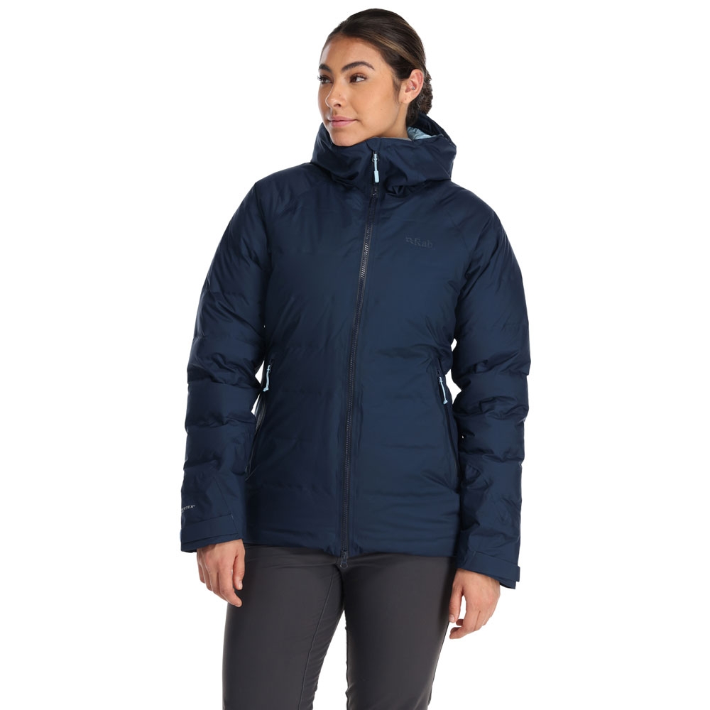 Rab Valiance Jacket Women's Deep Ink QDB-50-DIK jassen online bestellen bij Kathmandu Outdoor & Travel