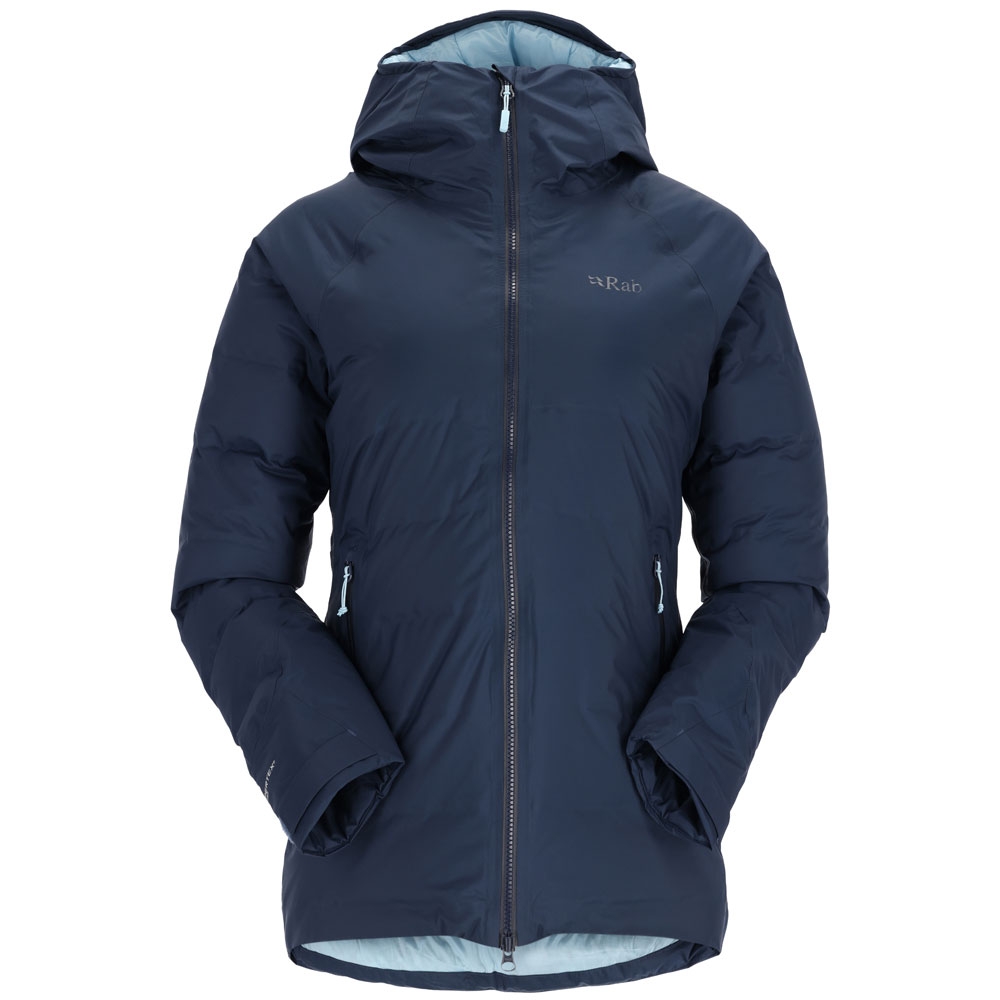 Rab Valiance Jacket Women's Deep Ink QDB-50-DIK jassen online bestellen bij Kathmandu Outdoor & Travel