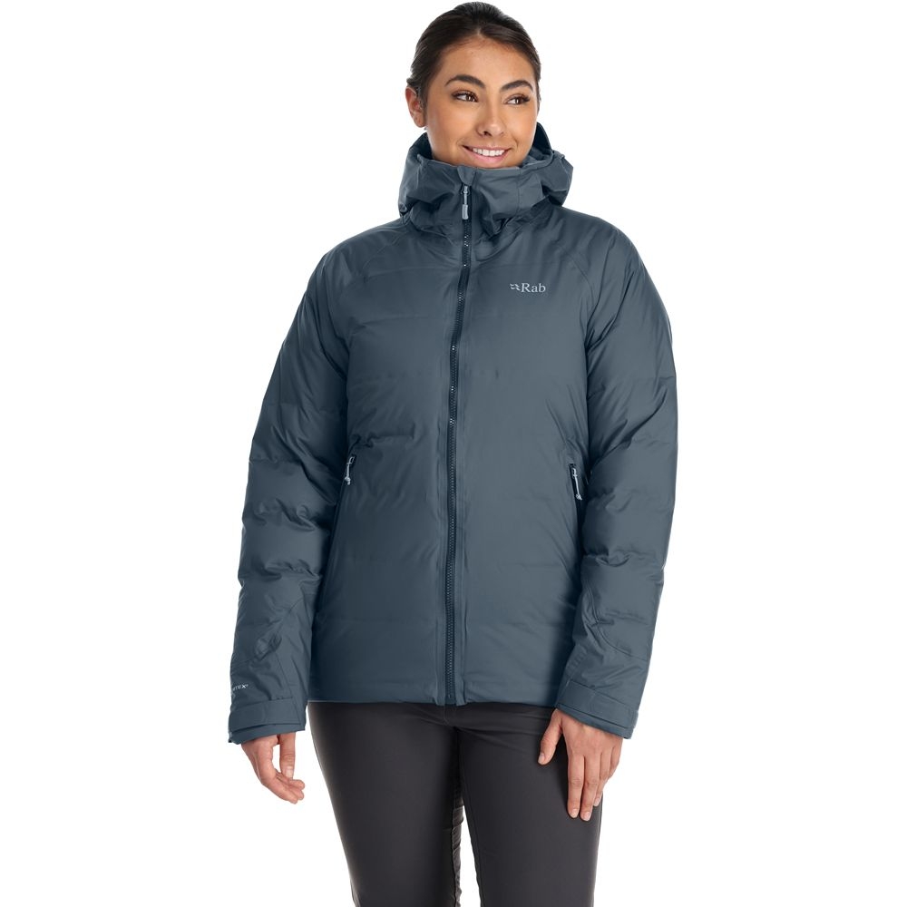 Rab Valiance Jacket Women's Orion Blue QDB-50-ORB jassen online bestellen bij Kathmandu Outdoor & Travel