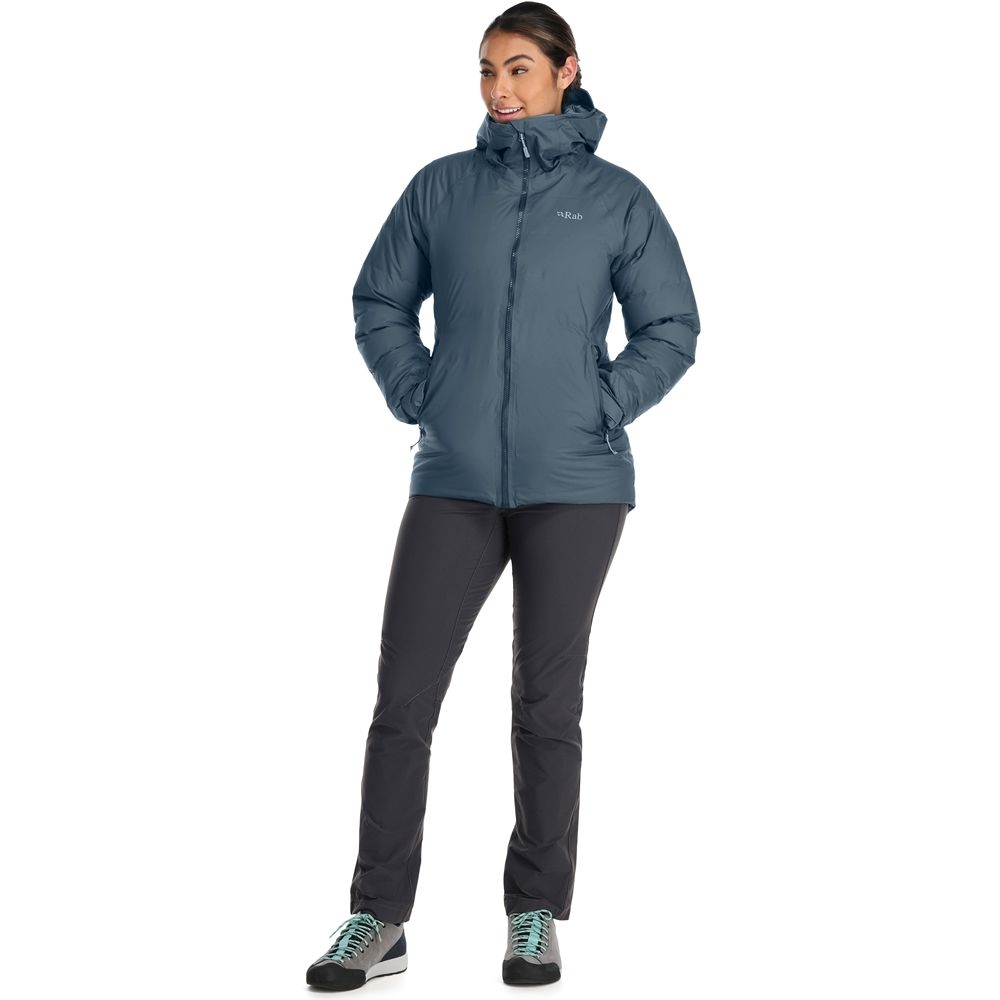 Rab Valiance Jacket Women's Orion Blue QDB-50-ORB jassen online bestellen bij Kathmandu Outdoor & Travel