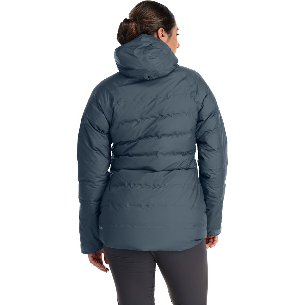 Rab Valiance Jacket Women's Orion Blue QDB-50-ORB jassen online bestellen bij Kathmandu Outdoor & Travel