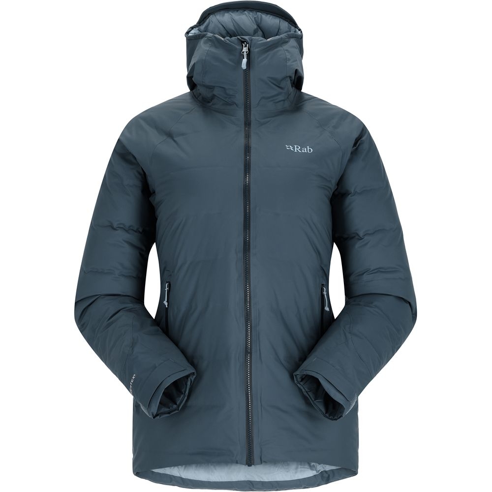 Rab Valiance Jacket Women's Orion Blue QDB-50-ORB jassen online bestellen bij Kathmandu Outdoor & Travel