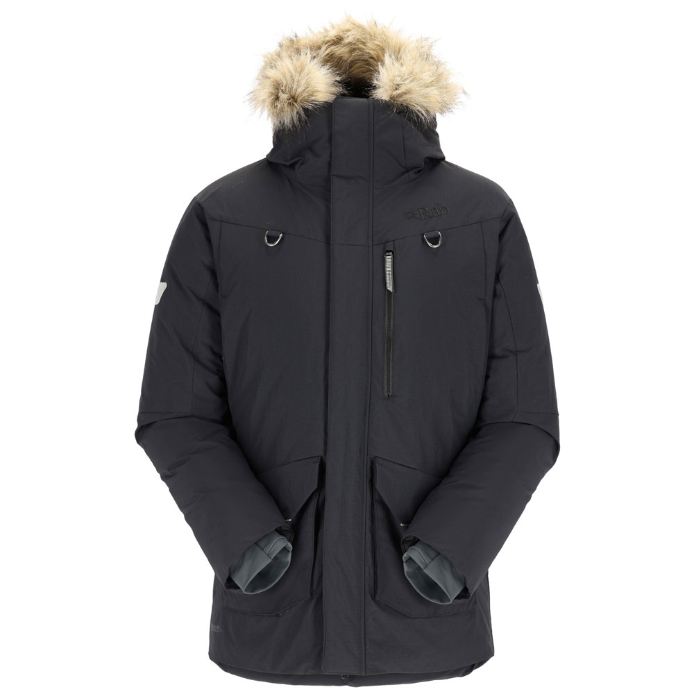 Rab Arctus Parka Black QDB-42-BLK jassen online bestellen bij Kathmandu Outdoor & Travel