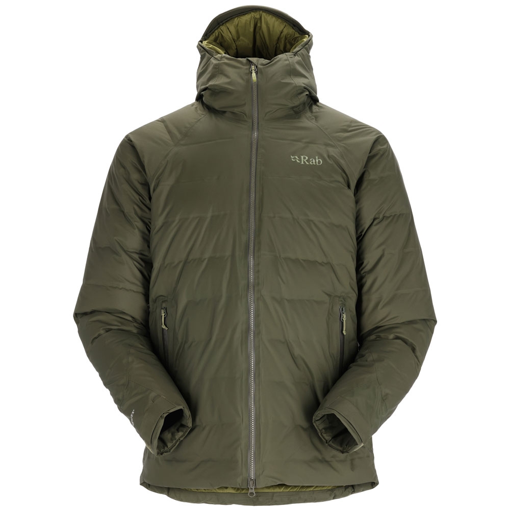 Rab Valiance Jacket Army QDB-49-ARM jassen online bestellen bij Kathmandu Outdoor & Travel
