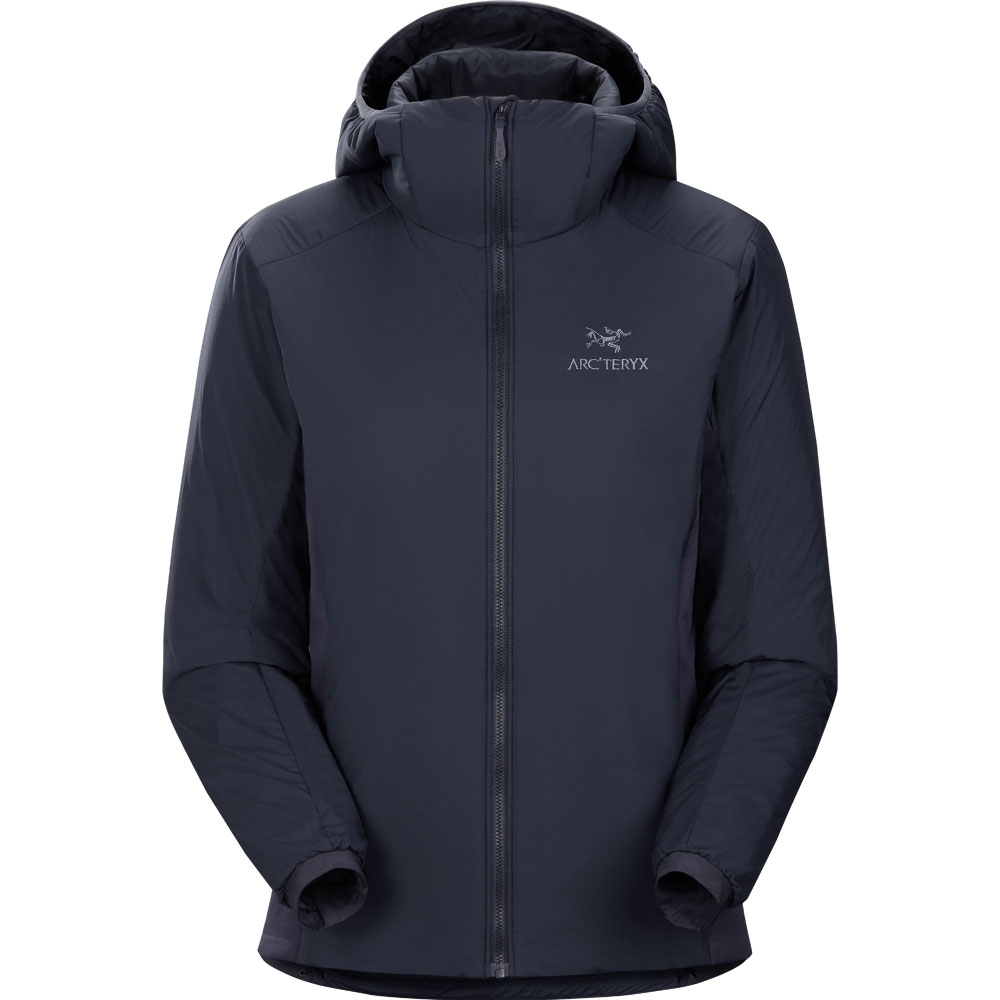Arc'teryx Atom Hoody Women's Black Sapphire 30090-Black Sapphire jassen online bestellen bij Kathmandu Outdoor & Travel