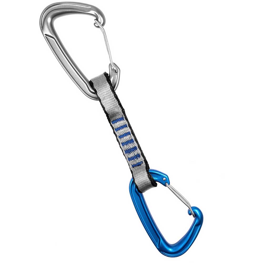 Lacd Quickdraw Wire Evo Grey/Blue 1217 karabiners en setjes online bestellen bij Kathmandu Outdoor & Travel