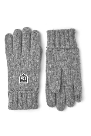 Hestra Basic Wool Glove Grey 63660-350 kleding accessoires online bestellen bij Kathmandu Outdoor & Travel