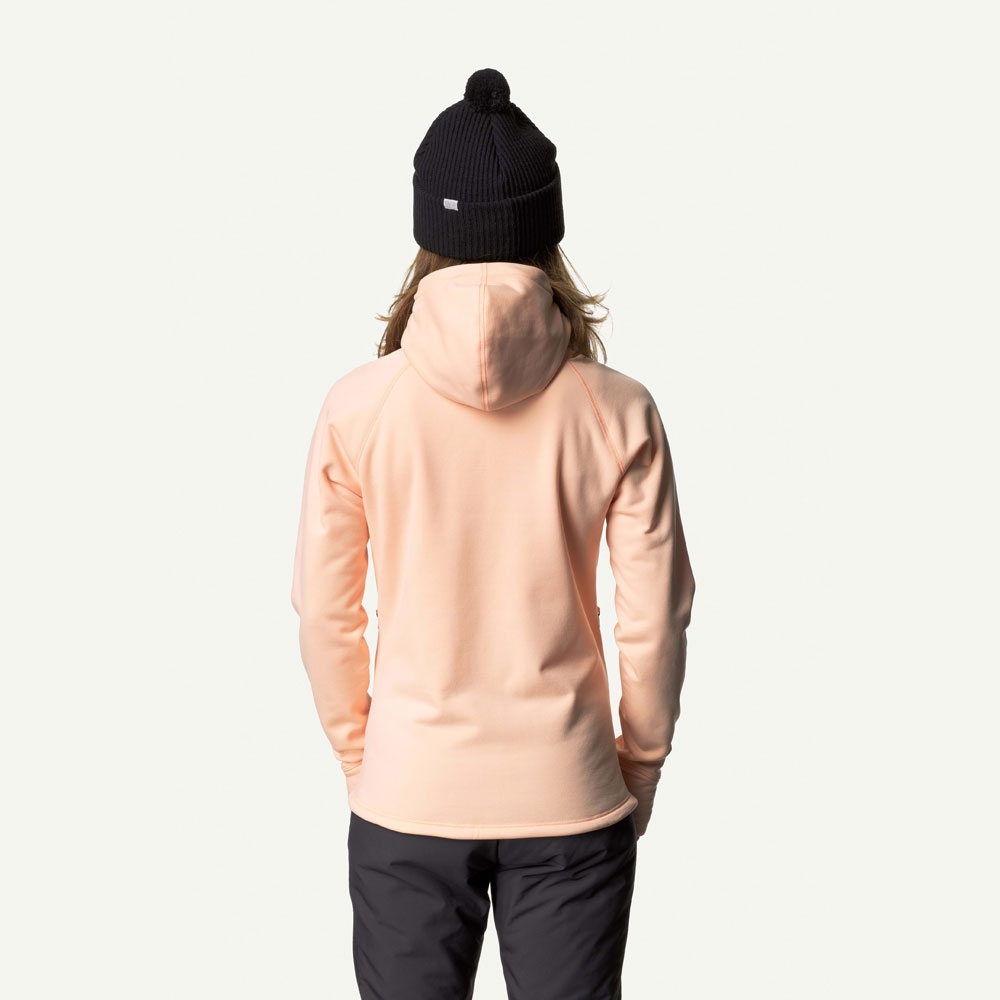 Houdini Power Houdi Women's Peach Passion 125984-167 fleeces en truien online bestellen bij Kathmandu Outdoor & Travel