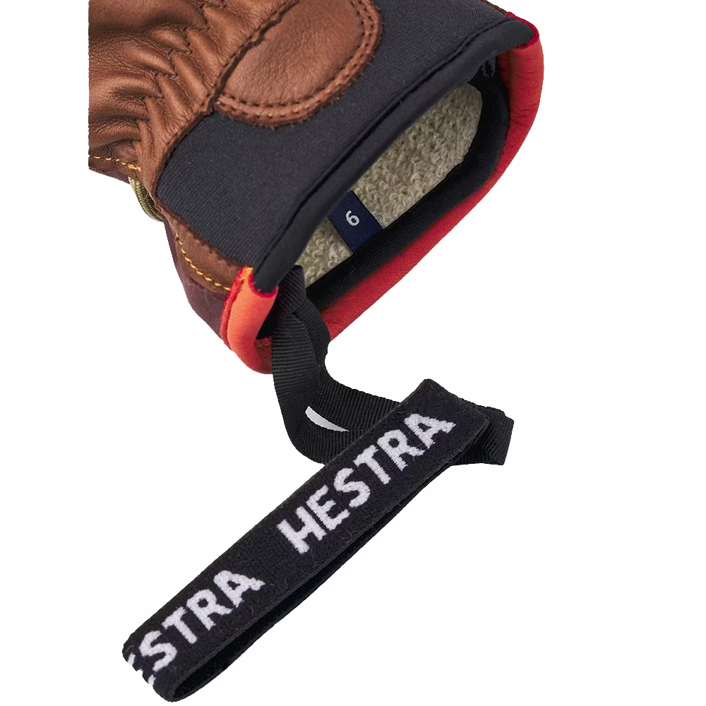 Hestra Wakayama - 5 finger Bordeaux / Brown 3000660-590750 kleding accessoires online bestellen bij Kathmandu Outdoor & Travel