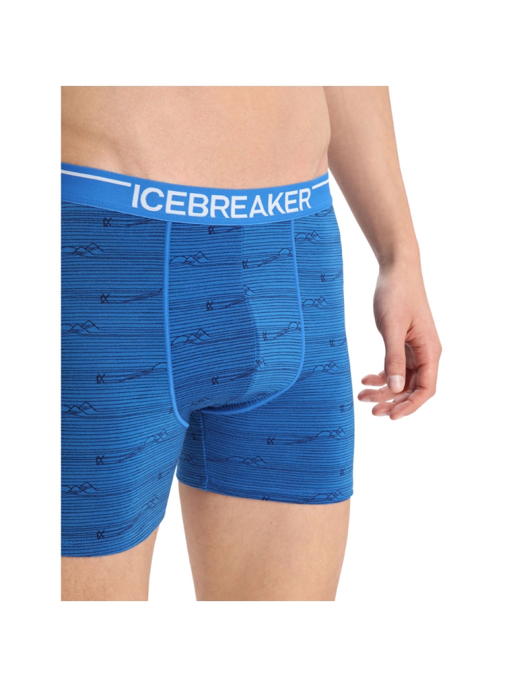 Icebreaker Anatomica Boxers Lazurite/Midnight/AOP 1030296-711 onderkleding/thermokleding online bestellen bij Kathmandu Outdoor & Travel