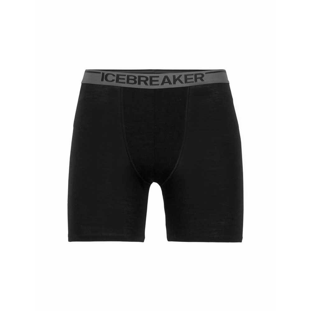 Icebreaker Anatomica Long Boxers Black 1030550-101 onderkleding/thermokleding online bestellen bij Kathmandu Outdoor & Travel