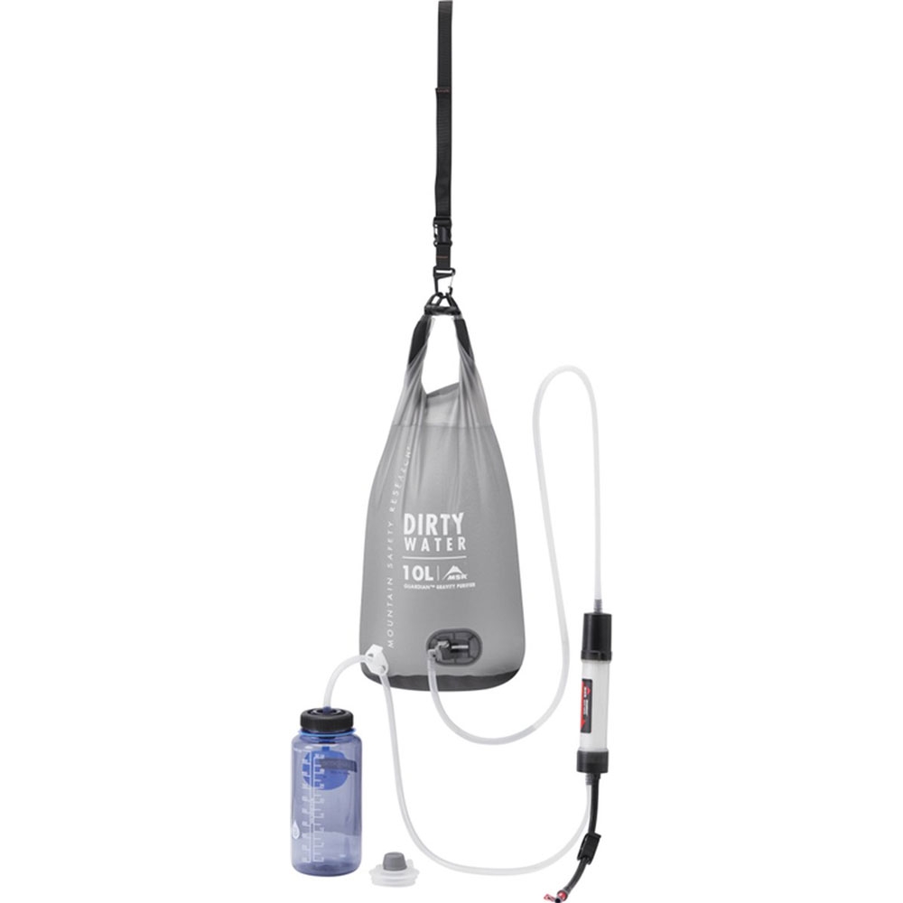 Msr Guardian Gravity Purifier Grey 13460 waterzuivering online bestellen bij Kathmandu Outdoor & Travel