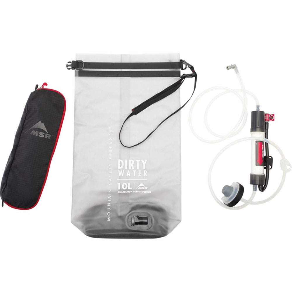 Msr Guardian Gravity Purifier Grey 13460 waterzuivering online bestellen bij Kathmandu Outdoor & Travel