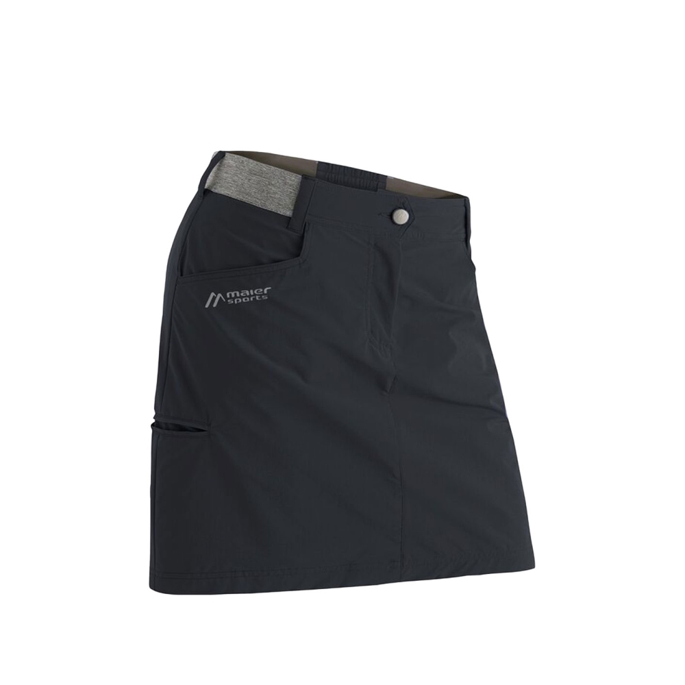 Maier Sports Norit Skortin Women's Black 3000331-10900 jurken en rokken online bestellen bij Kathmandu Outdoor & Travel