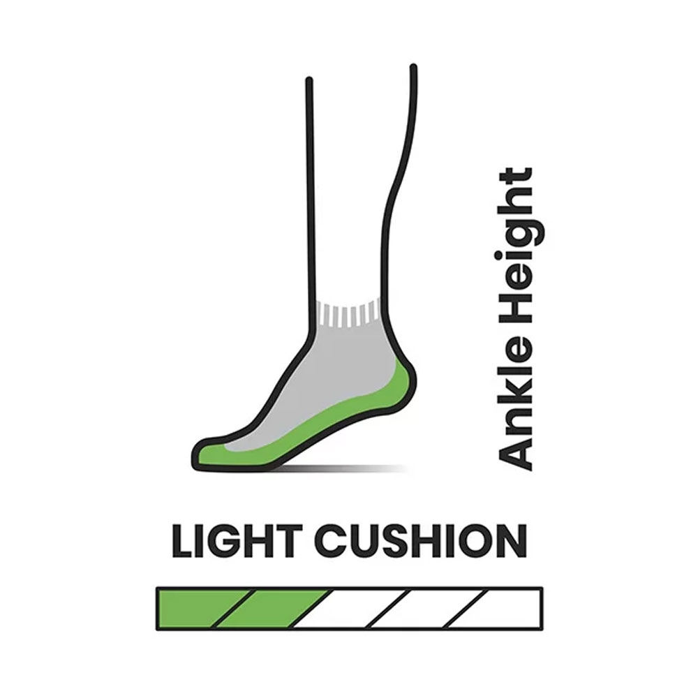 Smartwool Hike LC Ankl Charcoal SW0016110031-Charcoa sokken online bestellen bij Kathmandu Outdoor & Travel