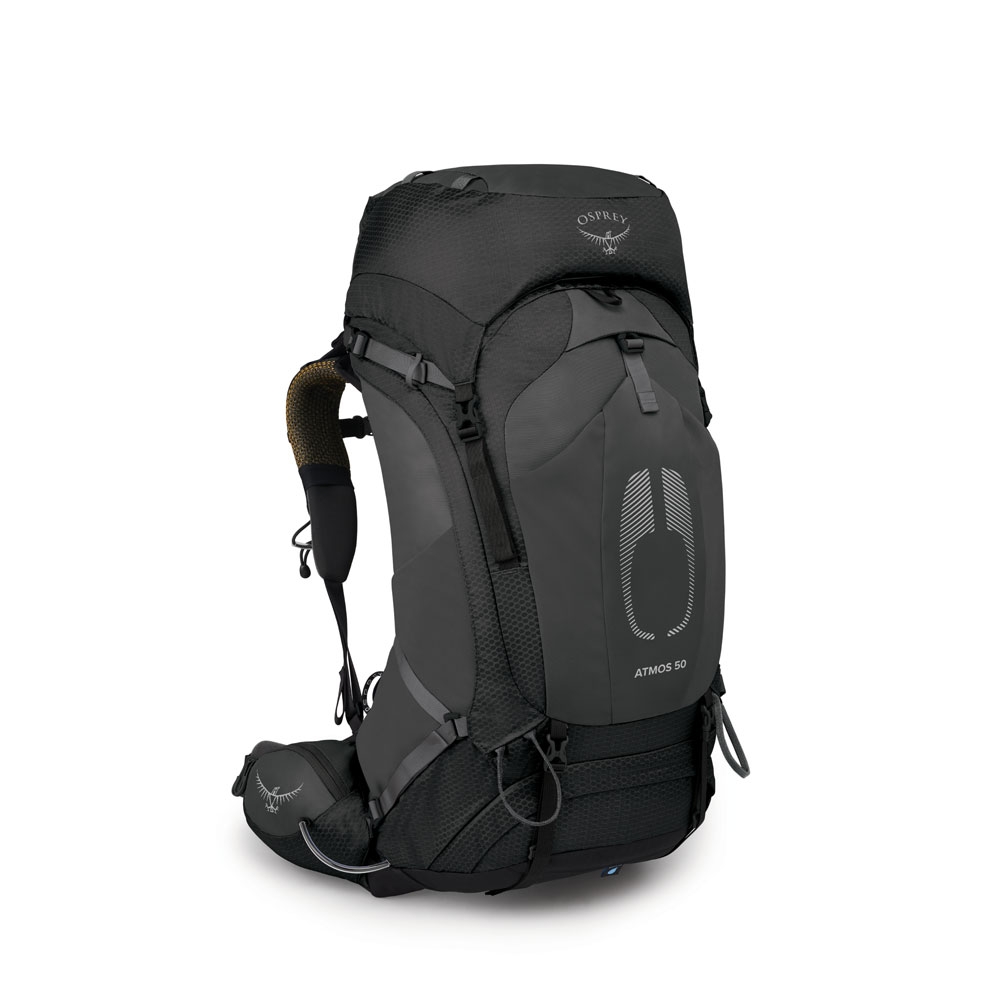 Osprey Atmos AG 50 Black 1000xxxx trekkingrugzakken online bestellen bij Kathmandu Outdoor & Travel