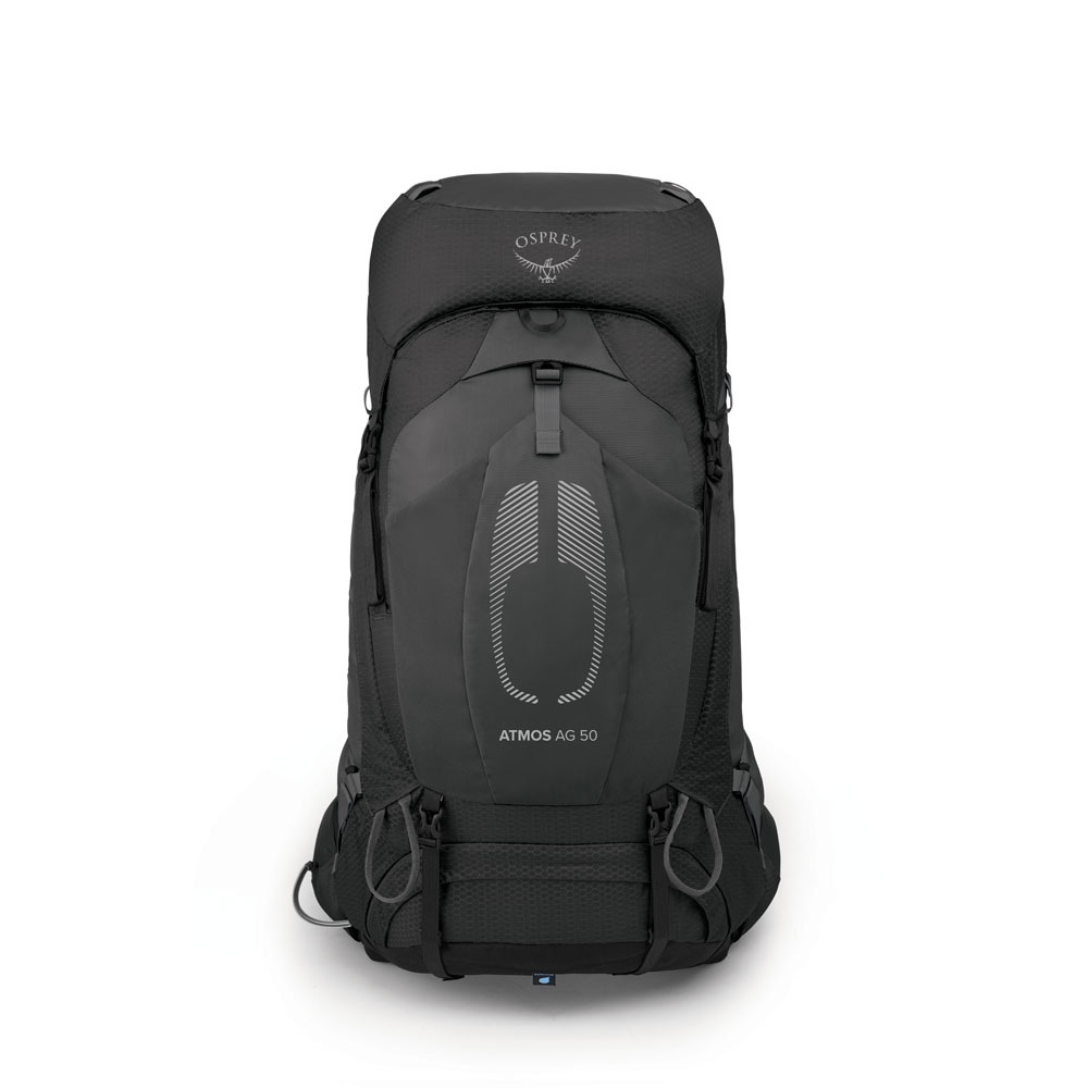 Osprey Atmos AG 50 Black 1000xxxx trekkingrugzakken online bestellen bij Kathmandu Outdoor & Travel