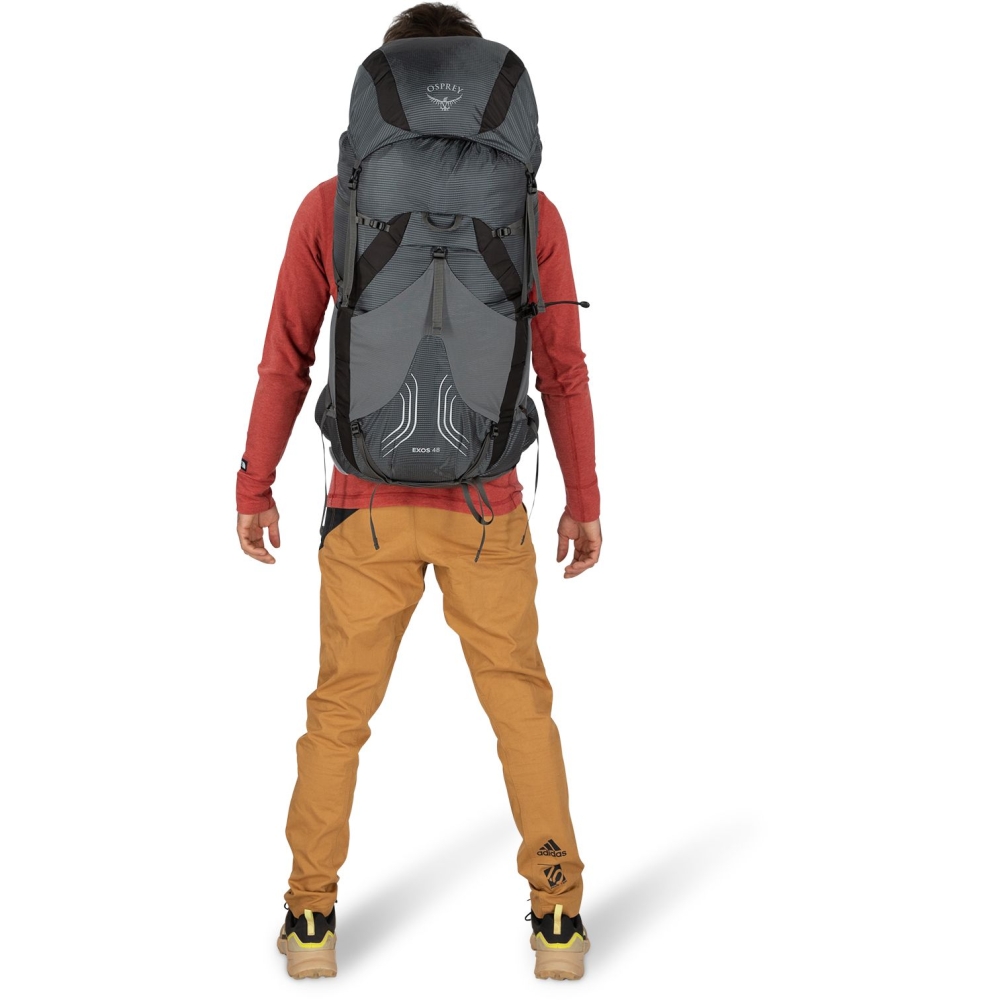 Osprey Exos 48 Tungsten Grey 1-187-304 dagrugzakken online bestellen bij Kathmandu Outdoor & Travel