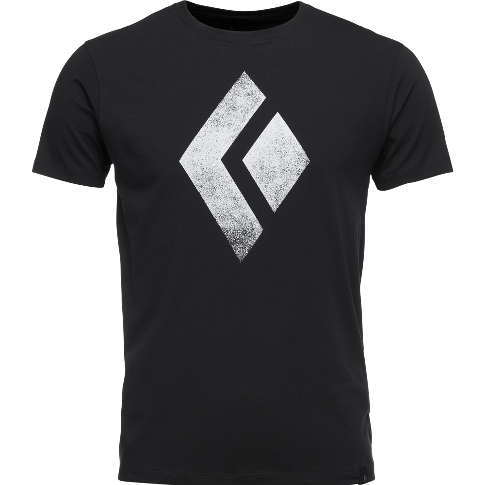 Black Diamond Chalked up SS Tee Black APUO95-Black shirts en tops online bestellen bij Kathmandu Outdoor & Travel