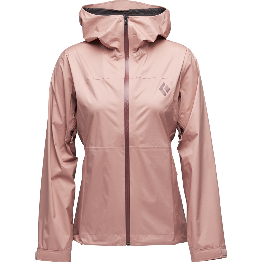 Black Diamond Stormline stretch Rain Shell Women's Chalk Pink APM697-Chalk Pink jassen online bestellen bij Kathmandu Outdoor & Travel