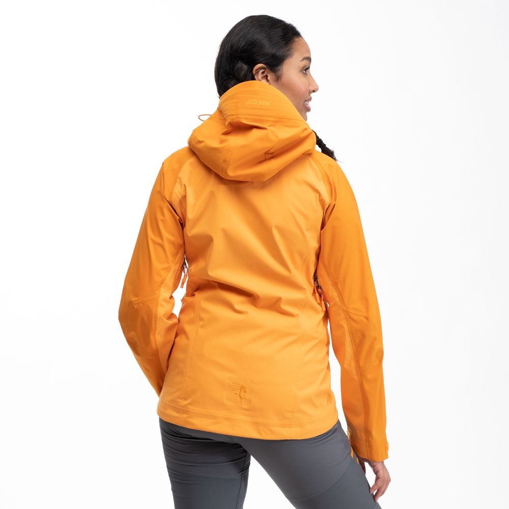 Bergans Cecilie 3L Jacket Women's Lush Yellow/Cloudberry Yellow 8811-25399 jassen online bestellen bij Kathmandu Outdoor & Travel