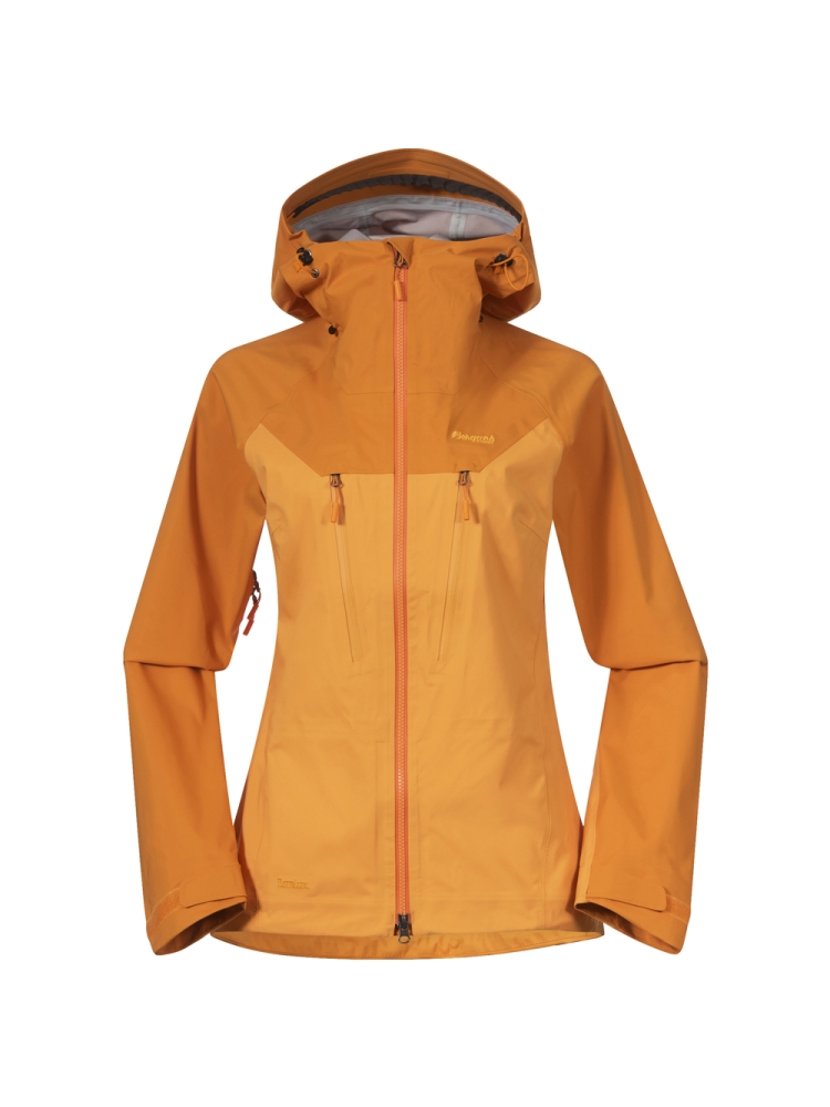 Bergans Cecilie 3L Jacket Women's Lush Yellow/Cloudberry Yellow 8811-25399 jassen online bestellen bij Kathmandu Outdoor & Travel