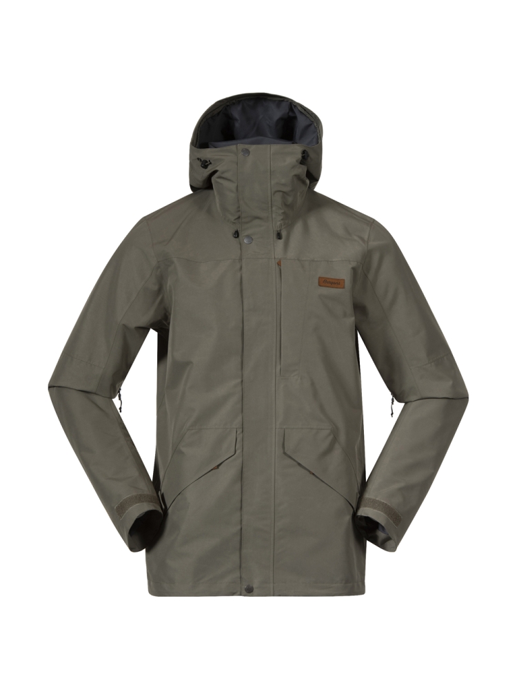 Bergans Nordmarka 2L Shell Jacket Green Mud 3070-12731 jassen online bestellen bij Kathmandu Outdoor & Travel