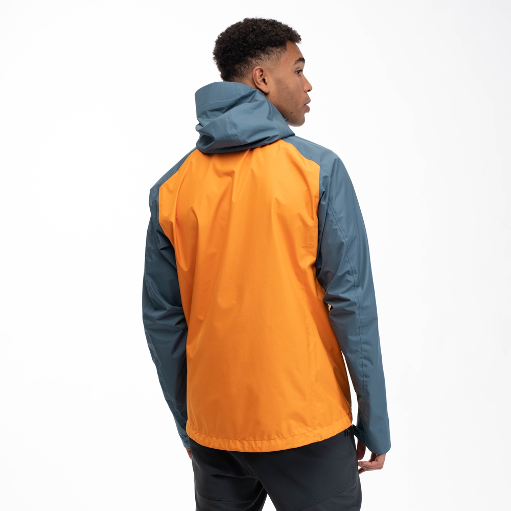 Bergans Skar Light 3L Shell Jacket Cloudberry Yellow/Orion Blue 3058-25366 jassen online bestellen bij Kathmandu Outdoor & Travel