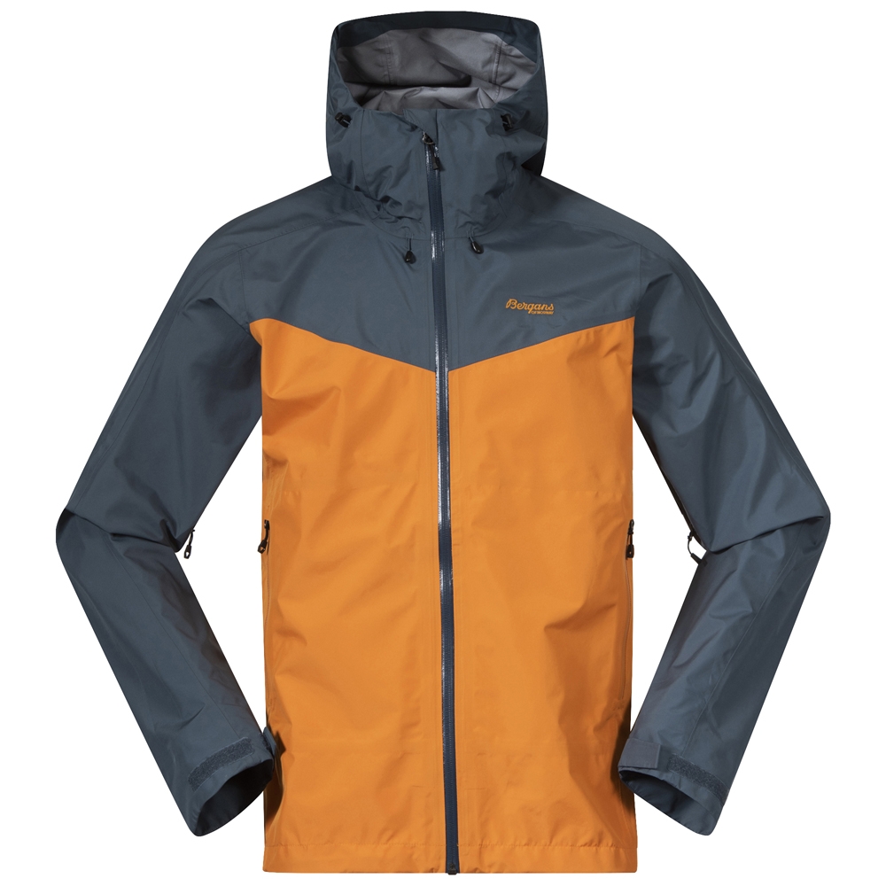 Bergans Skar Light 3L Shell Jacket Cloudberry Yellow/Orion Blue 3058-25366 jassen online bestellen bij Kathmandu Outdoor & Travel
