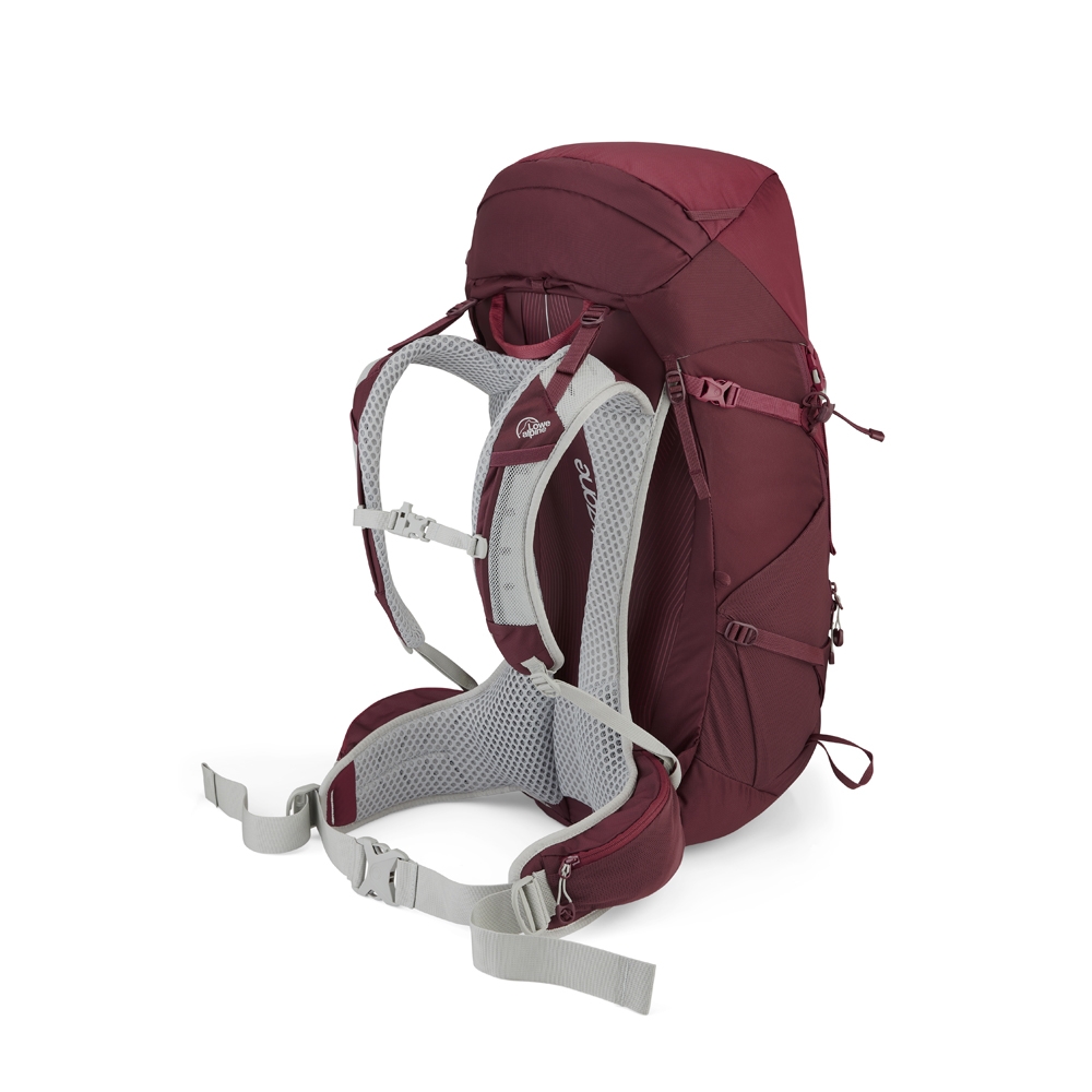 Lowe Alpine AirZone Trail Camino ND35:40 Deep Heather/Raspberry FTF-43-DHR dagrugzakken online bestellen bij Kathmandu Outdoor & Travel