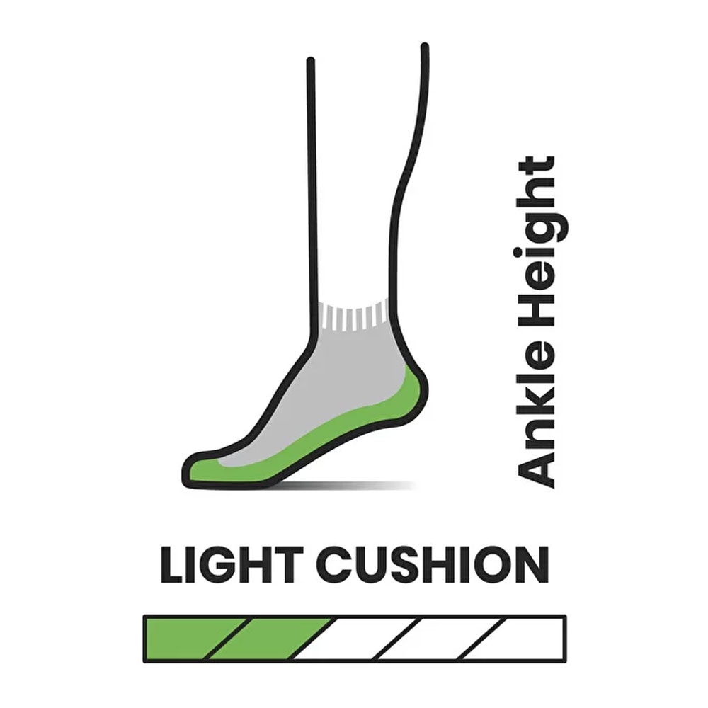Smartwool Hike LC Crew Ankle Women's Light Gray SW001571-039 sokken online bestellen bij Kathmandu Outdoor & Travel