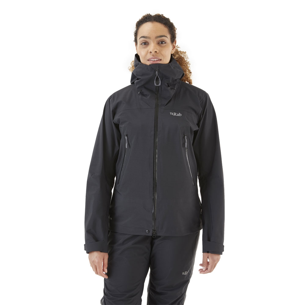 Rab Kangri GTX Jacket Women's  Black QWH-02-BLK jassen online bestellen bij Kathmandu Outdoor & Travel